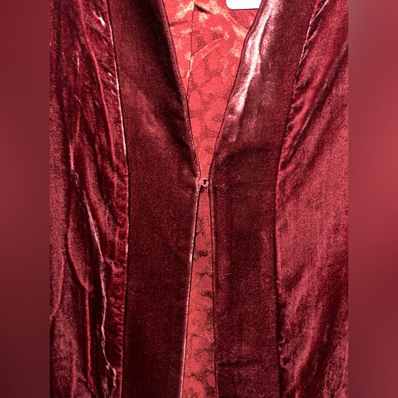 Soft Surroundings - Aria Velvet Jacket & Velvet Wide Leg Pant Set - Picture 14 of 14